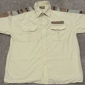 Southpole Men’s Y2K Button Down Short Sleeve Shirt Size Large